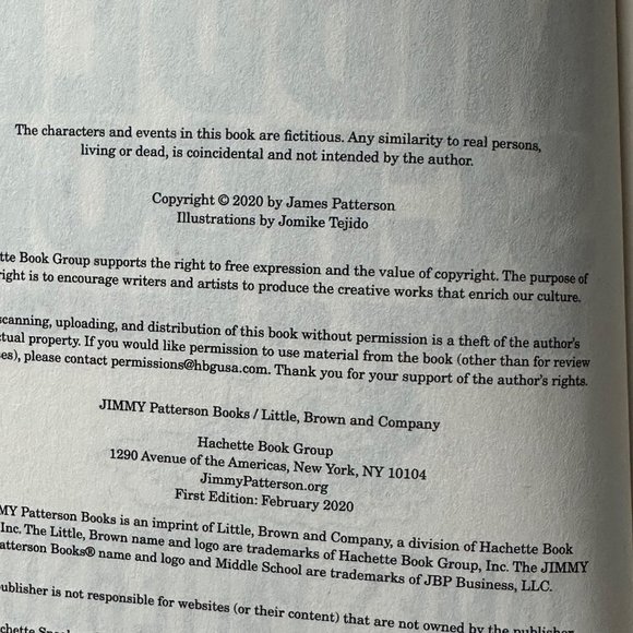 Middle School Master of Disaster by James Patterson 2020 hardcover - Picture 6 of 10